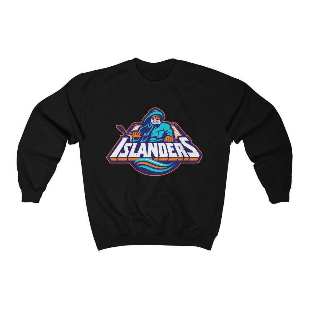 New York Islanders Old School Style 90s Black Unisex SweatShirt